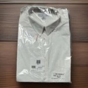 Kings Court Men's Dress Shirt White Long Sleeve Size 16&1/2 Tall